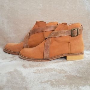 Free People Las Palmas Hipster Leather Ankle Boots Booties